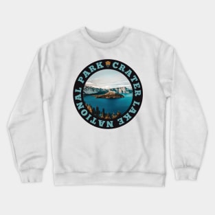 Crater Lake National Park circle Crewneck Sweatshirt